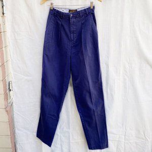 VTG 80s Eddie Bauer Tapered Pants Trousers XS